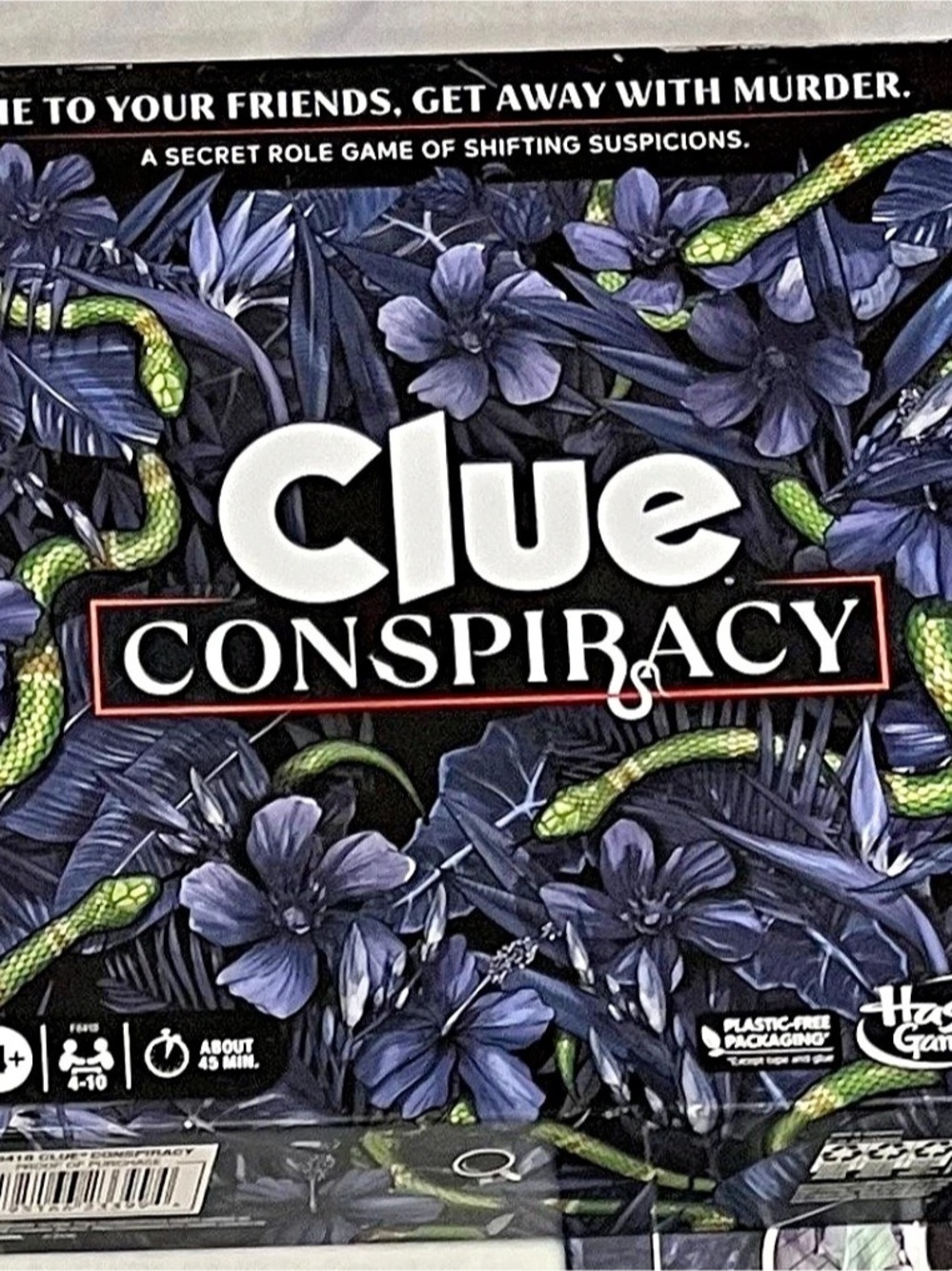 Hasbro Gaming Clue Conspiracy Board Game Floral Party